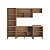 Cozinha Modulada Havana 255x220cm 11 Portas 2 Gavetas Pés Reguláveis - Imagem 4