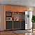 Cozinha Modulada Havana 255x220cm 9 Portas 2 Gavetas Pés Reguláveis - Imagem 7
