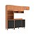 Cozinha Modulada Havana 255x220cm 9 Portas 2 Gavetas Pés Reguláveis - Imagem 8