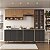 Cozinha Modulada Havana Fume 255x220cm 11 Portas 2 Gavetas com Pés - Imagem 7
