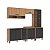 Cozinha Modulada Havana Fume 255x220cm 11 Portas 2 Gavetas com Pés - Imagem 8