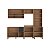 Cozinha Modulada Havana Fume 255x220cm 11 Portas 2 Gavetas com Pés - Imagem 10