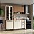 Cozinha Modulada Havana Fume 185x220cm 8 Portas 2 Gavetas Pés Reguláveis - Imagem 7