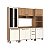 Cozinha Modulada Havana 250x220cm 12 Portas em MDP com Pés Reguláveis - Imagem 2