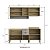 Cozinha Modulada Ibiza em MDF 190cm 10 Portas 2 Gavetas Moderno - Imagem 5