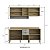 Cozinha Modulada Ibiza MDF 10 Portas 190cm com Tampo e Pés Reguláveis - Imagem 5