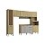 Cozinha Modulada Ibiza em MDF 14 Portas 300cm com Tampo com Pés - Imagem 2