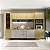 Cozinha Modulada Ibiza MDF 16 Portas 300cm com Tampo e Pés - Imagem 1