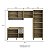 Cozinha Modulada Ibiza MDF 12 Portas 260cm com Tampo e Pés Ajustáveis - Imagem 5