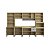 Cozinha Modulada Ibiza MDF 18 Portas 330cm com Tampo e Pés Ajustáveis - Imagem 4