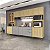 Cozinha Modulada Ibiza MDF 18 Portas 330cm com Tampo e Pés Ajustáveis - Imagem 1