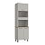 Torre Quente Cozinha Sardenha em MDF 70x230cm 3 Portas com Pés - Imagem 7