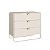 Cômoda Aura Orgânico 90x82cm com 3 Gavetas e Pés em Metal - Imagem 14