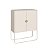 Balcão Buffet Aura Orgânico 90x111cm com 2 Portas e Pés em Metal - Imagem 14