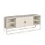 Rack Orgânico Aura p/ TV até 55'' 150x60cm 2 Portas c/ Pés Metal - Imagem 14