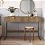 Escrivaninha Home Office Luna Orgânica 125x80cm 2 Gavetas Pés em Metal - Imagem 9