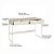 Escrivaninha Home Office Aura Orgânica 125x80cm 2 Gavetas Pés em Metal - Imagem 19