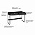 Escrivaninha Home Office Luna Orgânica 125x80cm 2 Gavetas Pés em Metal - Imagem 6