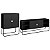 Conjunto Sala de Estar Buffet Rack Aura Estilo Orgânico c/ Pés Metal - Imagem 9