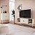 Conjunto Sala de Estar Buffet Rack Aura Estilo Orgânico c/ Pés Metal - Imagem 15