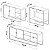 Conjunto Sala de Estar Rack Buffet Aparador Orgânico Aura c/ Pés Metal - Imagem 18