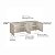 Conjunto Sala de Estar Rack e Buffet Estilo Orgânico Aura c/ Pés Metal - Imagem 20