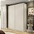 Guarda Roupa Bend em MDF 174x240cm com 2 Portas de Correr e 3 Gavetas - Imagem 5