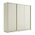 Roupeiro Bend em MDF 276cm 3 Portas 6 Gavetas com Lateral Curva - Imagem 2