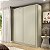 Roupeiro Bend em MDF 190cm 2 Portas 3 Gavetas com Lateral Curva - Imagem 5