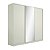 Guarda Roupa Bend em MDF 260x240cm 3 Portas com Espelho 6 Gavetas - Imagem 6