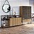 Conjunto Sala de Estar Aparador Buffet e Cristaleira Estilo Industrial - Imagem 1