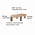 Mesa de Centro Orgânica 120cm Tampo Chanfrado com Pés de Madeira - Imagem 9