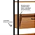 Conjunto 3 Estantes Industrial 216cm com 2 Portas 2 Gavetas 100% MDF - Imagem 3