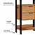 Guarda Roupas Closet Industrial 2 Torres com 2 Gavetas e Cabideiro - Imagem 3