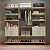 Guarda-Roupa Closet Industrial 3 Torres e 4 Gavetas com Cabideiro - Imagem 1