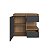 Gabinete Suspenso Banheiro Paula 80cm 2 Gavetas com Porta e Nicho - Imagem 8