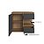 Gabinete Suspenso Banheiro Paula 80cm 2 Gavetas com Porta e Nicho - Imagem 9