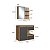 Conjunto Banheiro Suspenso Paula Gabinete 80cm com Espelheira - Imagem 10