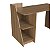 Mesa Escrivaninha Home Office 120x86cm com 2 Nichos - Imagem 5