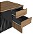 Mesa Escrivaninha Recepção 120cm Ripada com 2 Gavetas - Imagem 9