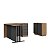 Conjunto para Escritório Home Office Mesa L e Armário Baixo Moderno - Imagem 4