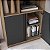 Conjunto para Escritório Mesa L Home Office Armário Alto com Nichos - Imagem 2