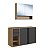 Conjunto Banheiro Suspenso Antônia Gabinete 110cm Espelheira 2 Portas - Imagem 2