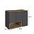 Conjunto Gabinete Suspenso Cecília 80cm Portas Nicho com Espelheira - Imagem 12