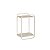 Mesa Lateral Aura Design Orgânico 40x33cm Pés em Metal - Imagem 12