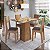 Conjunto Sala de Jantar com Mesa e 4 Cadeiras Freijó 100% MDF - Imagem 7