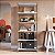 Estante Multifuncional Escritório Home Office 6 Prateleiras 73x180cm - Imagem 5