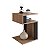 Mesa de Lateral 35cm com Nichos Estilo Moderno - Imagem 2