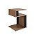 Mesa de Lateral 35cm com Nichos Estilo Moderno - Imagem 3