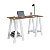 Mesa Escrivaninha Cavalete 120cm com 2 Prateleiras Moderna - Imagem 2